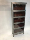 Brushed Steel Barrister Bookcase