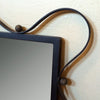 Hollywood Regency Wrougt Iron Ribbon Motif Mirror