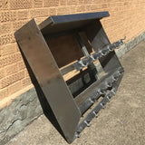 Brushed Steel Shelve Unit
