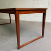 Danish Modern Rosewood Coffee Table With Ceramic Inlay