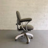 Mid Century Steel Frame Office Armchair
