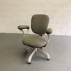 Mid Century Steel Frame Office Armchair