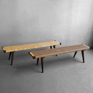 cFsignature Hand-Woven 6 FT Rattan or Rope Benches
