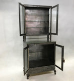Brushed Steel Apothecary Cabinet
