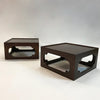 Moroccan Mahogany End Tables