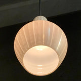 Swedish Mid Century Modern Art Glass Pendant Light