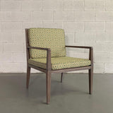 Hollywood Regency Pickled Oak Armchair