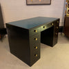 Edward Wormley For Dunbar Lacquered Rosewood Desk With Leather Top