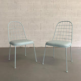 Mid Century Modern Wrought Iron Patio Chairs