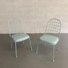 Mid Century Modern Wrought Iron Patio Chairs