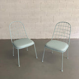 Mid Century Modern Wrought Iron Patio Chairs