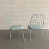 Mid Century Modern Wrought Iron Patio Chairs