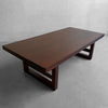 Mid Century Modern Mahogany Coffee Table After Paul Frankl