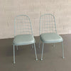Mid Century Modern Wrought Iron Patio Chairs