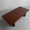 Mid Century Modern Mahogany Coffee Table After Paul Frankl