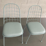 Mid Century Modern Wrought Iron Patio Chairs