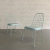 Mid Century Modern Wrought Iron Patio Chairs