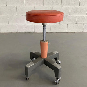 Industrial Adjustable Stool By American Optical Company