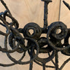 Brutalist Abstract Wrought Iron Sculpture by Franco Garelli