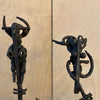 Brutalist Abstract Wrought Iron Sculpture by Franco Garelli