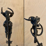 Brutalist Abstract Wrought Iron Sculpture by Franco Garelli