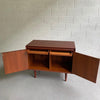 Danish Modern Teak Bar Cabinet Credenza