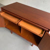 Danish Modern Teak Bar Cabinet Credenza
