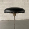 Art Deco Enameled Steel Adjustable Pedestal Dentist Stool By KEM Weber
