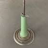 Art Deco Enameled Steel Adjustable Pedestal Dentist Stool By KEM Weber