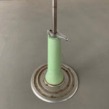 Art Deco Enameled Steel Adjustable Pedestal Dentist Stool By KEM Weber