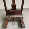 Antique Crank Adjustable Oak Artist Easel