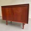 Danish Modern Teak Bar Cabinet Credenza