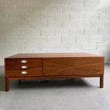Mid Century Modern Walnut Coffee Table By Milo Baughman For Arch Gordon