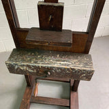 Antique Crank Adjustable Oak Artist Easel