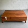 Mid Century Modern Walnut Coffee Table By Milo Baughman For Arch Gordon