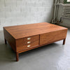 Mid Century Modern Walnut Coffee Table By Milo Baughman For Arch Gordon