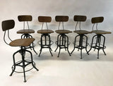 Industrial Toledo Drafting Stools