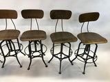 Industrial Toledo Drafting Stools