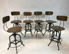 Industrial Toledo Drafting Stools