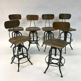 Industrial Toledo Drafting Stools