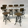 Industrial Toledo Drafting Stools
