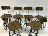 Industrial Toledo Drafting Stools