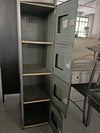 Industrial Brushed Steel Brunswick Bowling Locker