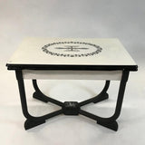 Art Deco Expanding Metal Kitchen Table