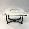 Art Deco Expanding Metal Kitchen Table