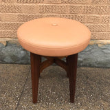 Leather Vanity Stool