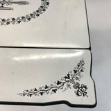 Art Deco Expanding Metal Kitchen Table