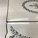 Art Deco Expanding Metal Kitchen Table
