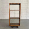 Custom Industrial Rolling Open Bookcase