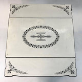 Art Deco Expanding Metal Kitchen Table